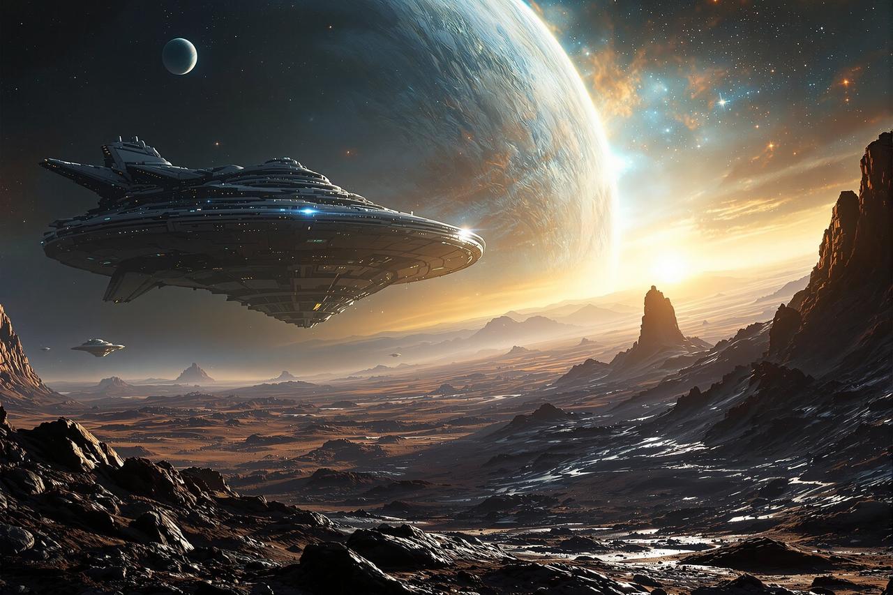 神马未来影院新闻配图：神马未来影院联合出品科幻巨制《星际漫游2025》杀青